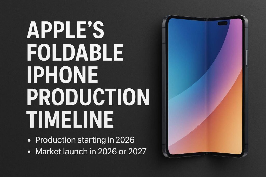 Apple's Foldable iPhone Production Timeline: What to Expect