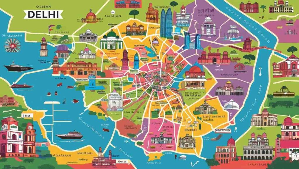 Map of Delhi