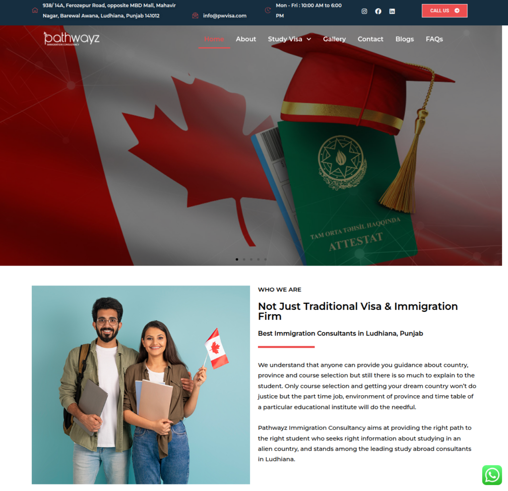 Pathways Website Snapshot